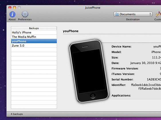 JuicePhone-Mac-OSX-2 JuicePhone Mac OSX 2 JuicePhone Mac OSX : Extraire Vos Données iPhone des Sauvegardes iTunes (gratuit)