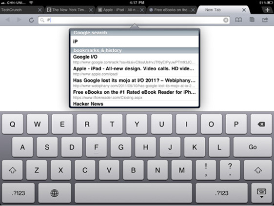 ichomy-ipad-3 ichomy ipad 3 iChromy iPad : Navigateur Alternatif Facon Chrome (gratuit)