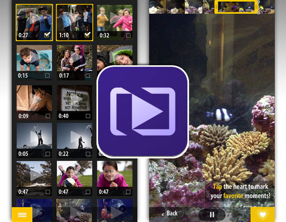 Adobe-VideoBite-iPhone Adobe VideoBite iPhone Adobe VideoBite iPhone : Montage Automatique de vos Vidéos en Clip (gratuit)