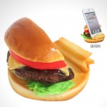 Delicious Food Stands iPhone Docks Hamburger Sushi, Pancakes