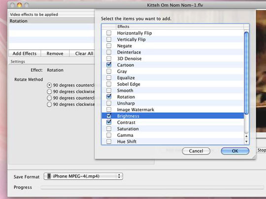 Movie Effects Mac OSX : 20 Effets Spéciaux Video (gratuit) - MaxiApple