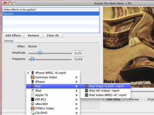 Movie Effects Mac OSX : 20 Effets Spéciaux Video (gratuit) - MaxiApple