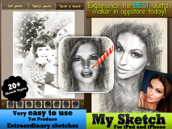 My Sketch Iphone Ipad Transformer Votre Photo En Dessin Gratuit Maxiapple Com