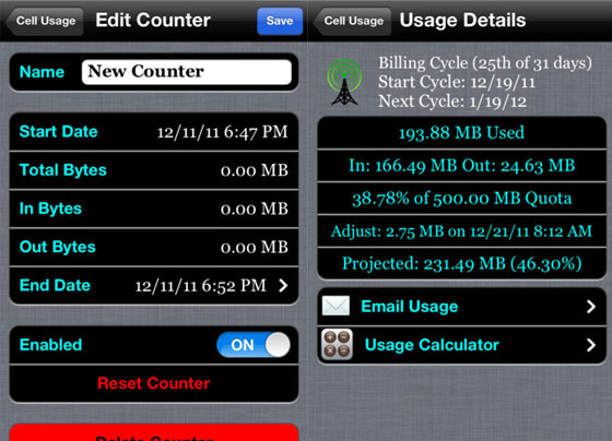 Data Master iPhone : Surveiller votre Consommation Data (gratuit ...
