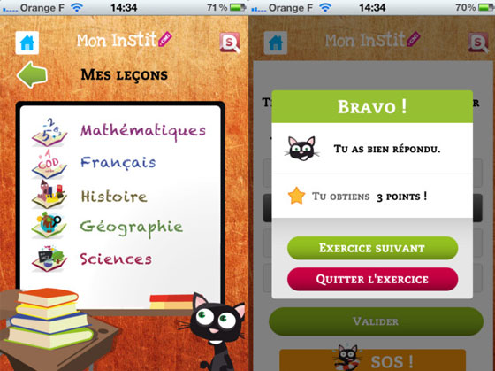 Mon Instit iPhone iPad - Cours et Révisions CE2, CM1 et CM2 (promo)