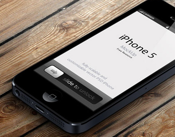 1-iphone5-vector-mockup-psd 10 Mockups HD iPhone 5 et iOS Vectoriel et PSD 300 dpi (gratuit)