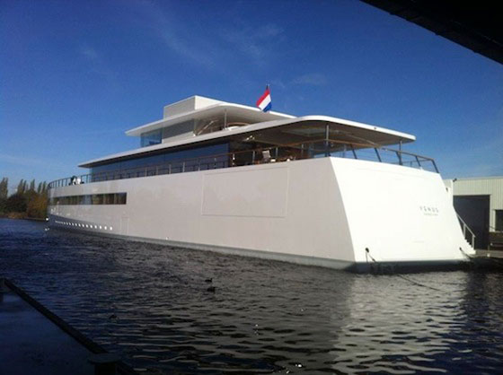 Venus, le Yacht de Steve Jobs en Images et en Video