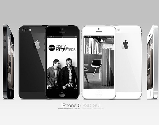 2-iphone5-vector-mockup-psd 10 Mockups HD iPhone 5 et iOS Vectoriel et PSD 300 dpi (gratuit)