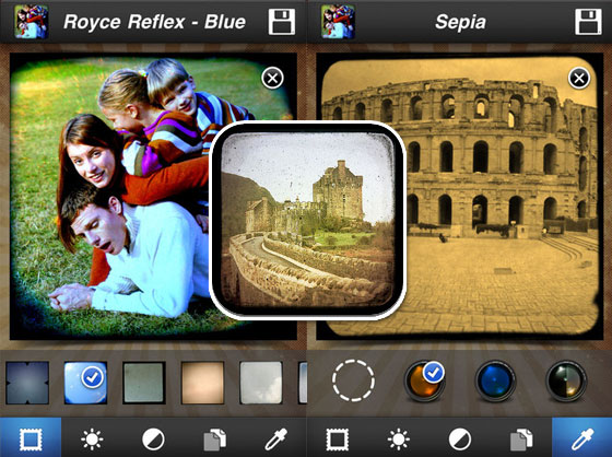 TtV Photo Studio iPhone - Retouche Photo et Effets Retros (gratuit)