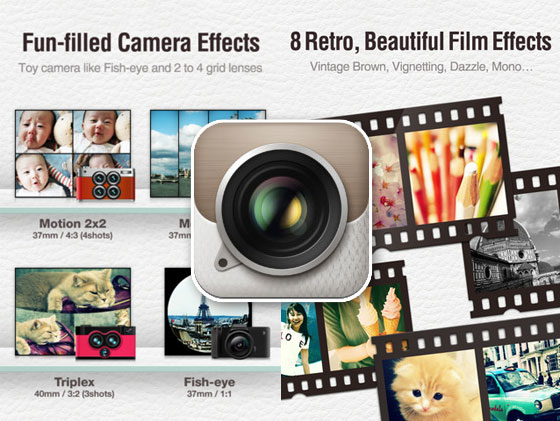 PuddingCamera iPhone - 80 Excellents Filtres Photos et Video et DSLR (gratuit)