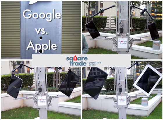 iPhone 5, iPad 4 et iPad Mini vs Nexus 4, 7 et 10 : Crash Test en Video