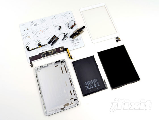 Apple iPad Mini - Demontage en Images par iFixit (video)
