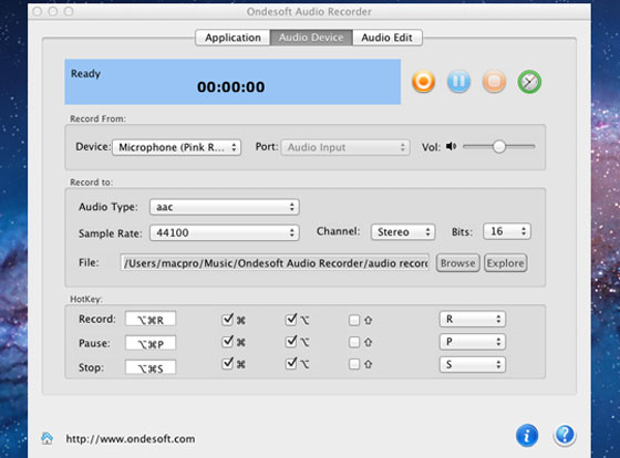 2-Audio-Recorder-Mac-OSX Audio Recorder Mac OSX - Enregistrer le son de Skype, iTunes, Safari, Logiciels, Etc. (gratuit)