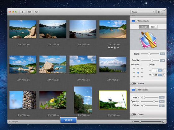 iMage Tools Mac OSX - Retouche Photo par Lot avec Marquage (gratuit)