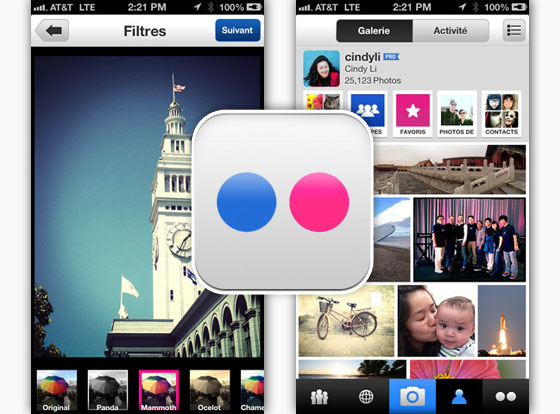 Client Flickr 2 iPhone : Nouvelle Interface, Filtres et Connexion Facebook (gratuit)