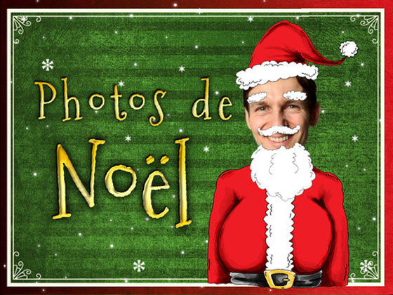Photos de Noël 2012 iPhone iPad : Maquiller vos Photos en Père Noël ou Père Fouettard (gratuit)