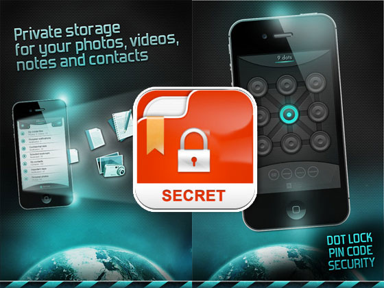Secret Folder HD iPhone iPad : Proteger vos Données avec Prise de Photos (gratuit)