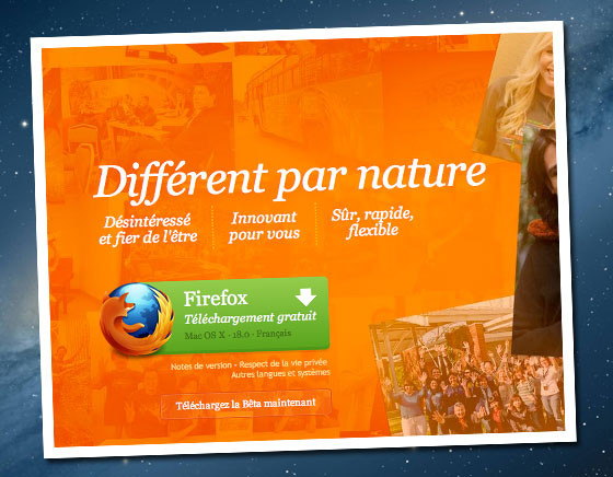Màj FireFox 18 Mac OSX - Plus Rapide et Optimisé pour les Ecran HD Retina (gratuit)