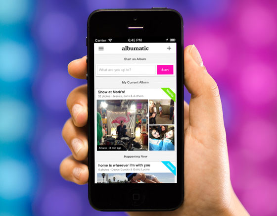 1-Albumatic-iPhone Albumatic iPhone : Partage de Photos et Album Collaboratif (gratuit)
