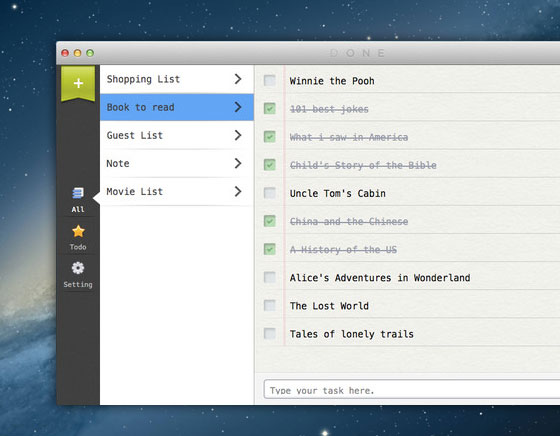 Done Mac OSX