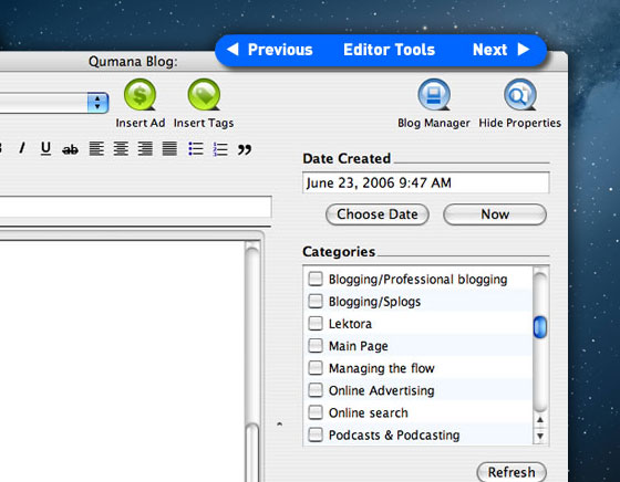 3-Qumana-Mac-OSX-Client-Wordpress-Blogger-SquareSpace-TypePad-gratuit Qumana Mac OSX
