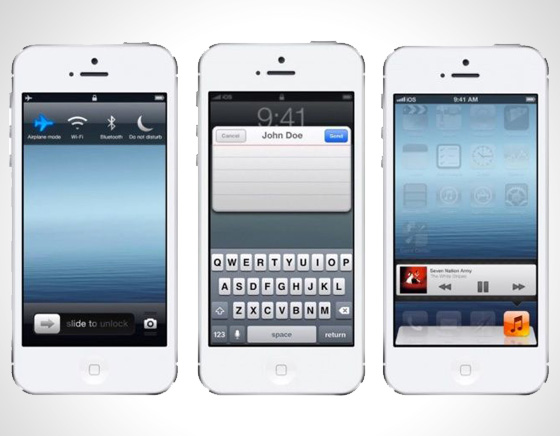 Nouveau Concept iOS 7 iPhone iPad