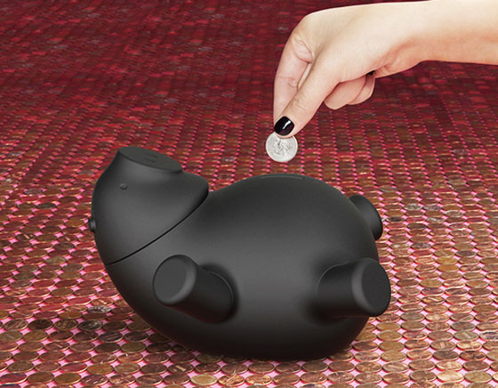 Porkfolio iPhone Accessoire Cochon Tirelire Application