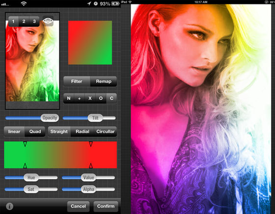 Gradients App iPhone iPad