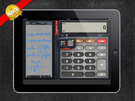 iPad Calculator - Calculatrice Scientifique Personnalisable (gratuit)