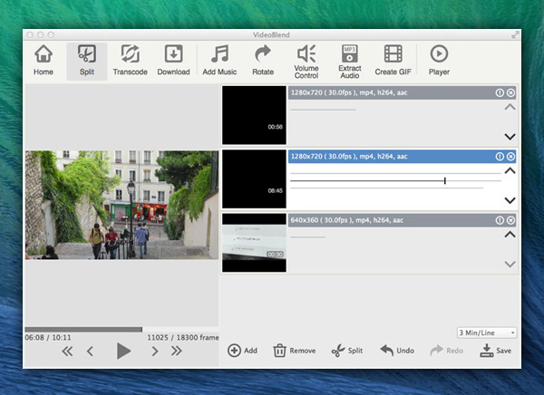 VideoBlend Mac OSX 3 - VideoBlend Mac - Edition et Montage Video Pro (gratuit)