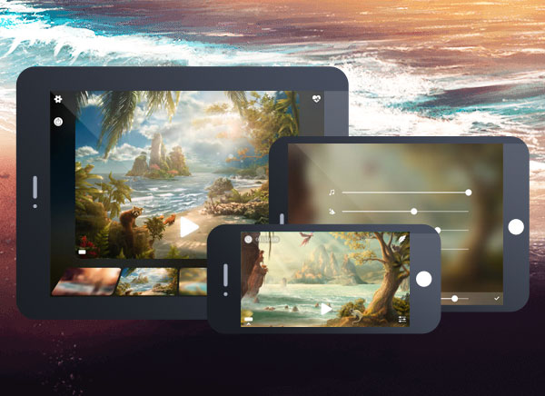 Sunny Iphone Ipad Relaxation En 3d Dans Des Iles Paradisiaques Video