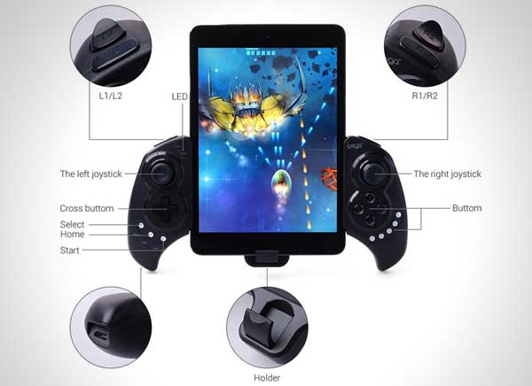 LUXMO iPega, Manette de Jeu Intégrale pour iPad (images) - MaxiApple