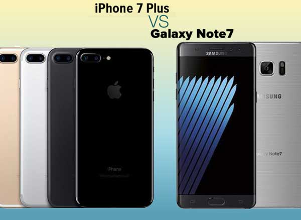 iphone 7 plus vs galaxy note fiche technique 1 - iPhone 7 Plus vs Galaxy Note 7 : Fiches Techniques Comparées (images)