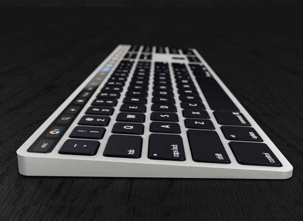 clavier magic keyboard concept touch bar 3 - La Touch Bar bien plus Utile sur le Magic Keyboard ! (images)