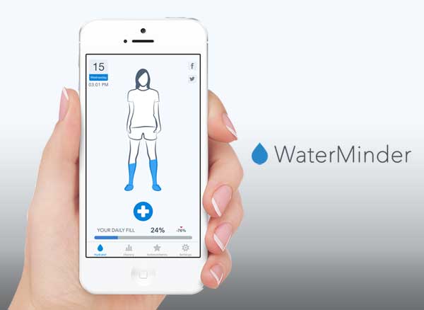 waterminder iphone ipad 1 - WaterMinder iPhone iPad : Hydratez-vous pour Rester en Forme (gratuit)