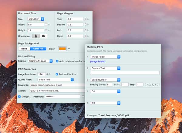 Badia Images to PDF Mac