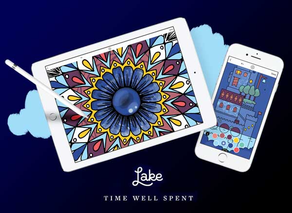 Lake Coloring Books iPhone iPad