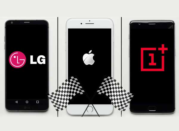 LG G6 vs iPhone 7 Plus vs OnePlus 3T