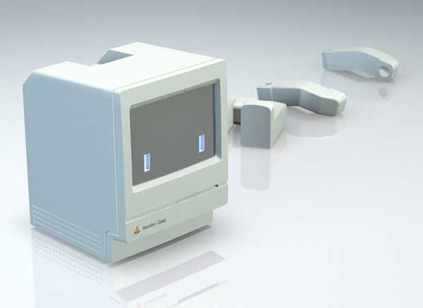 macinbot figurine macintosh jouet