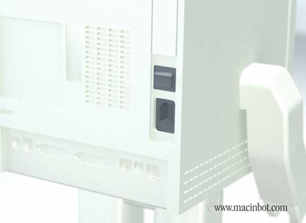 macinbot figurine macintosh jouet 5 - Le Macintosh Classic est de Retour en Jouet (images)