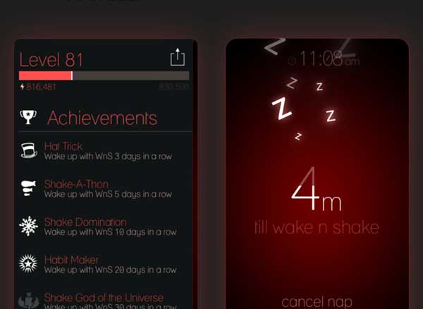 Wake N Shake Alarm Clock iPhone