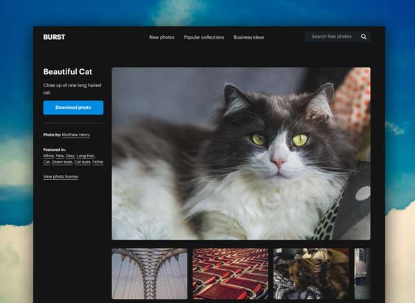 Shopify Burst Banque d'Images