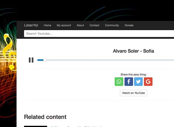 ListenYo.com Webapp