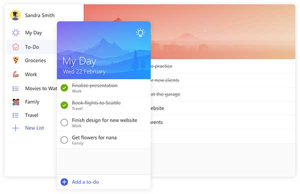 Microsoft To-Do iPhone iPad