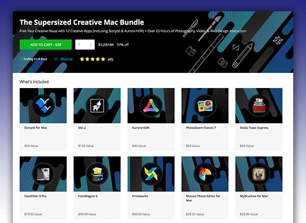 Pack Logiciels Mac Creatifs