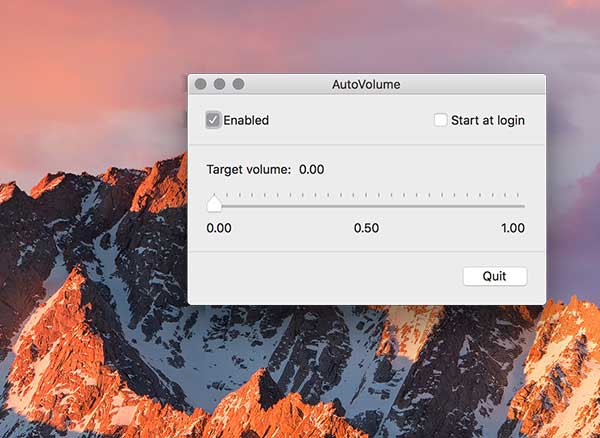 AutoVolume Mac