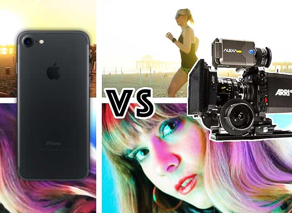 Arri Alexa va iPhone 7 Comparatif