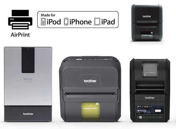 Imprimantes Brother AIrPrint iPhone iPad