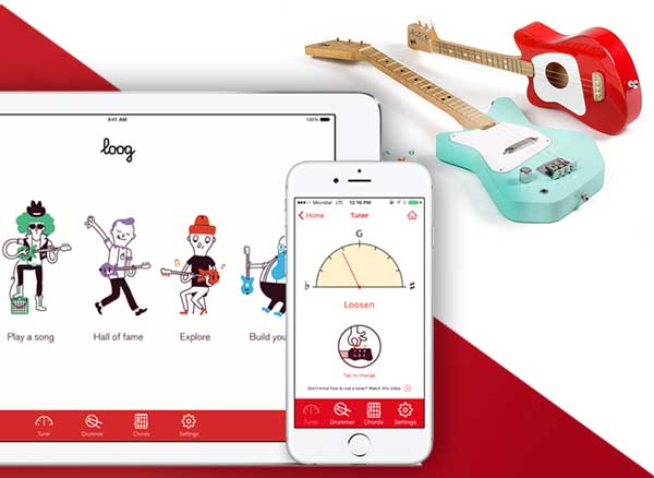 Loog Guitare Connectee iPhone