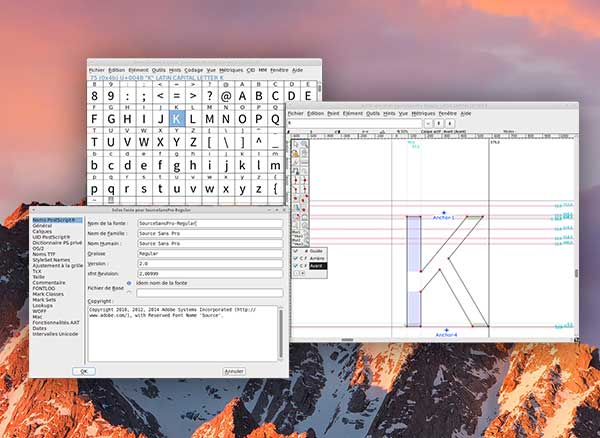 FontForge Mac